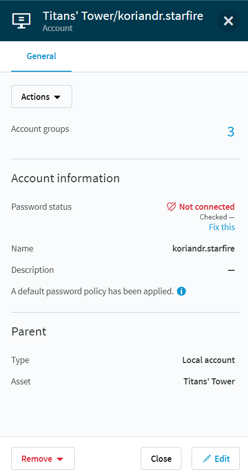 Account Details