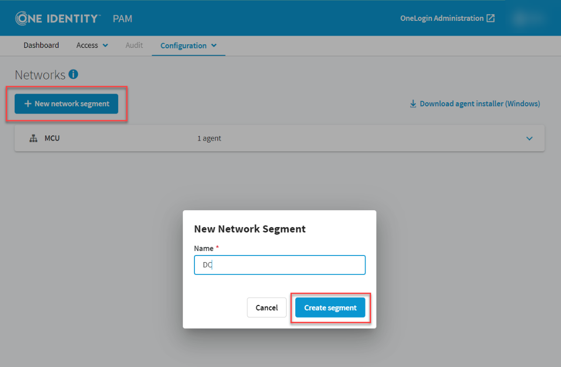 New Network Segment
